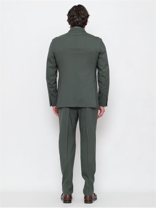 Abito Doppiopetto Uomo Verde Nuvola Drop Otto in Fresco Lana Stretch Sfoderato MANUEL RITZ | 3832A3738 25000038